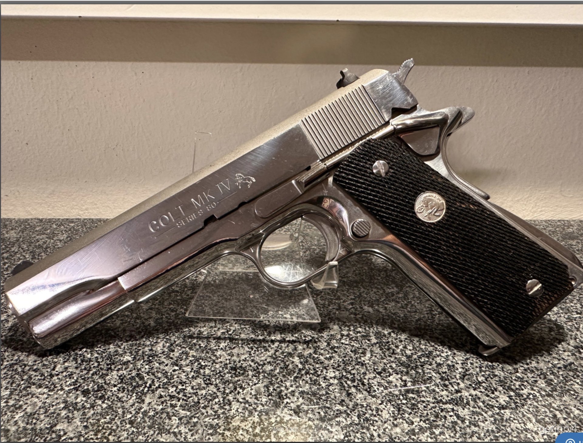 1911 Colt MK IV Series 80, 45 ACP Auto Top Hochglanz – Bild 1