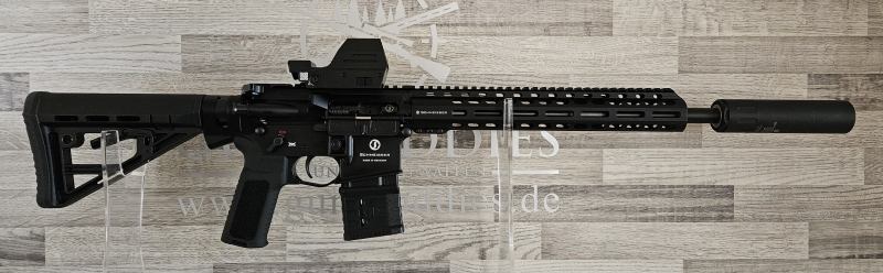 Neuware vom Fachhandel - Schmeisser AR-15 M4FL Black 14,5" Kal. .223Rem. - Komplettset – Bild 1