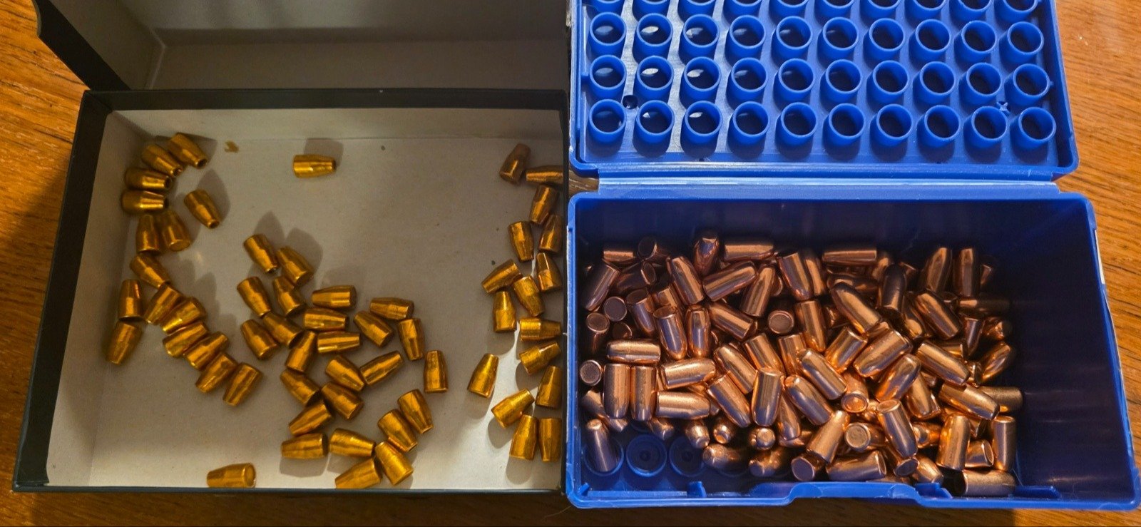50 Stk. H&N, vermutlich .356 / 125 gr, verkupfert – 128 Stk. H&N .357 / 158 gr, verkupfert – 6 Stk. – Bild 1
