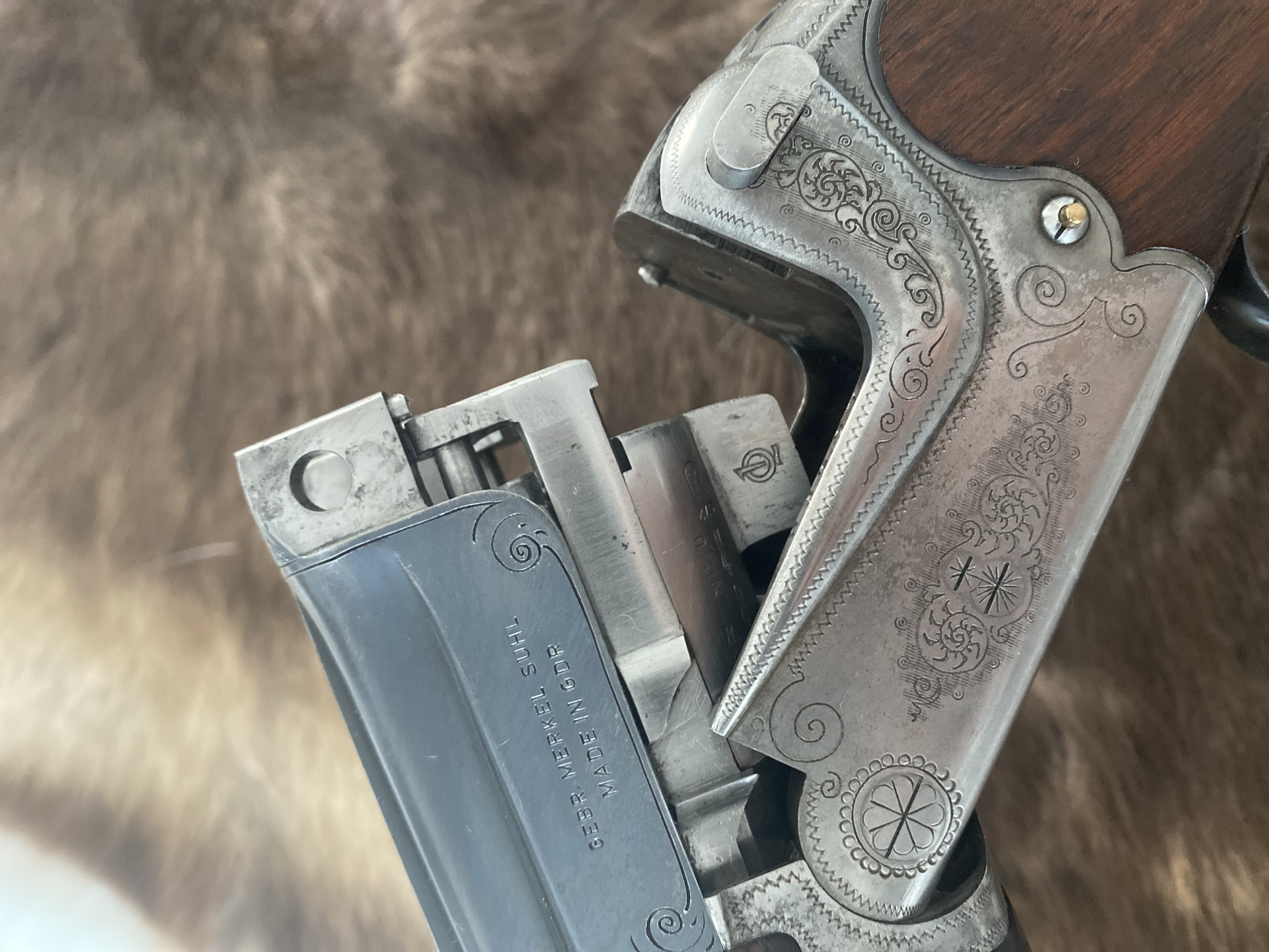 Merkel 200 E Bockdoppelflinte Q1 Flinte 12/70 – image 5