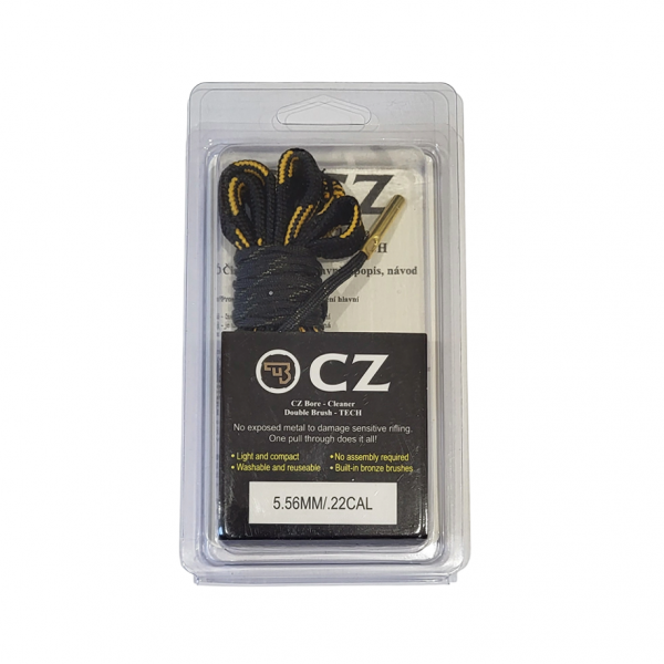 Original CZ Reinigungsschnur Bore-Cleaner Double Brush 5,6mm / 5,5mm / 5,56mm / .22 / .222 / .223 – Bild 1