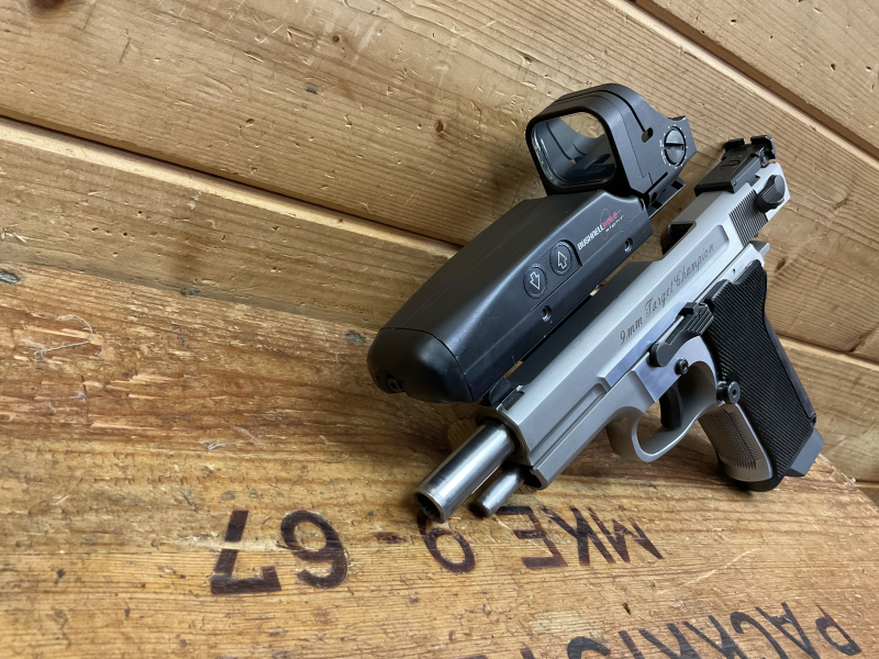 SLP Smith&Wesson PC 9mm Target Champion mit Red Dot Bushnell – Bild 5