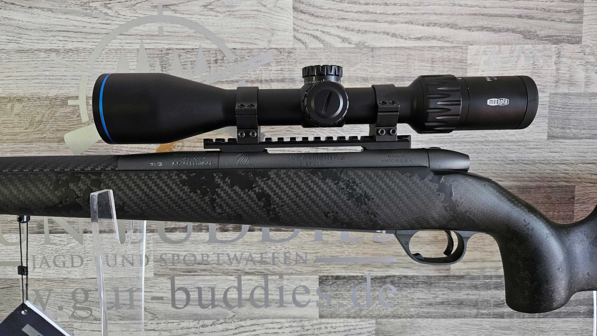 Neuware vom Fachhandel - Weatherby Mark V Live Wild Carbon Bastion 6,5Creedmoor - Komplettset – Bild 6