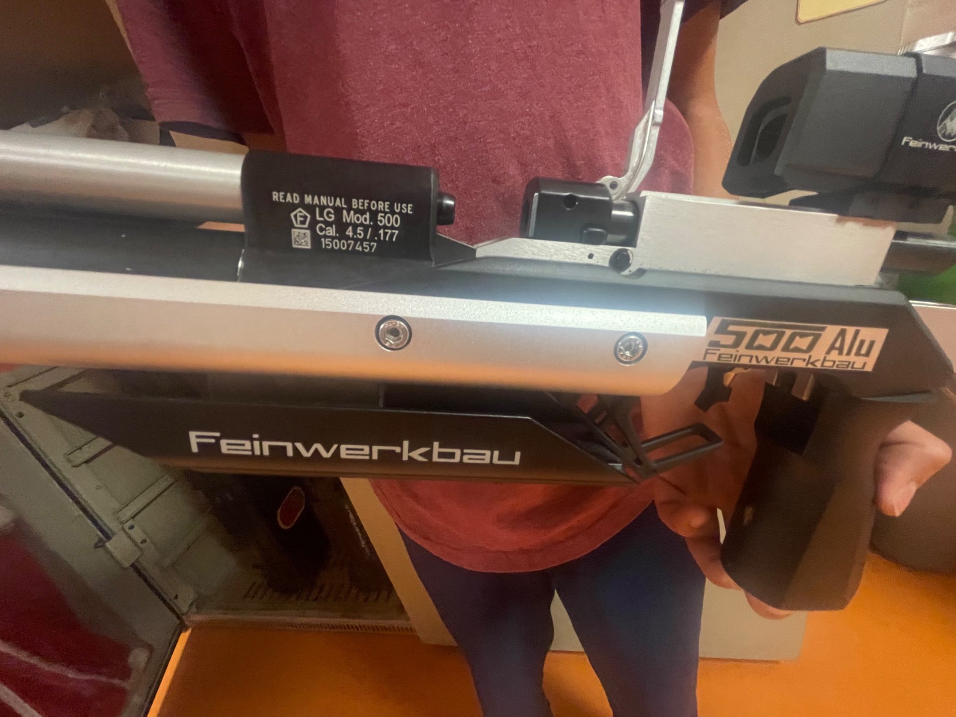 Feinwerkbau Luftgewehr Jugendgewehr 500 Alu – Top-Zustand inkl. Waffenkoffer & Zubehör – Bild 5