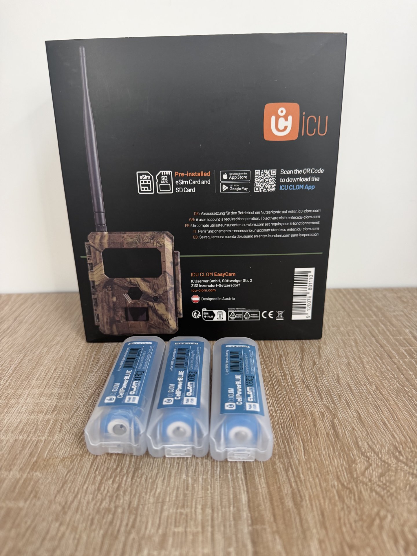 Wildkamera ICU CLOM EasyCam 4G/LTE-Neu & OVP-incl. 3x18650 Akku-Fachhandel – Bild 2