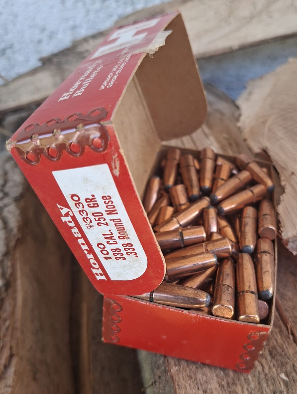 Hornady 3330 250grs. Cal .338 Rund Nose – Bild 1