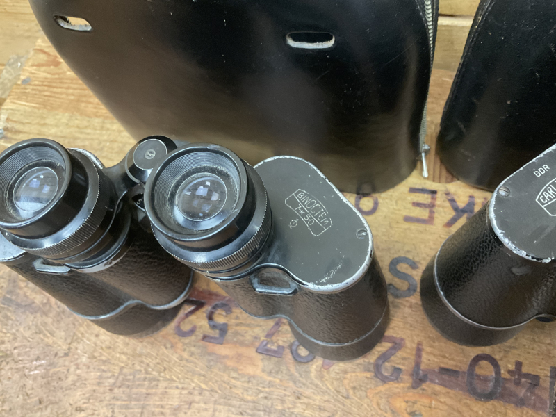 Carl Zeiss DDR Ferngläser 2 Stück BINOCTEM 7x50 Q1, JENOPTEM 7x50W – Bild 4