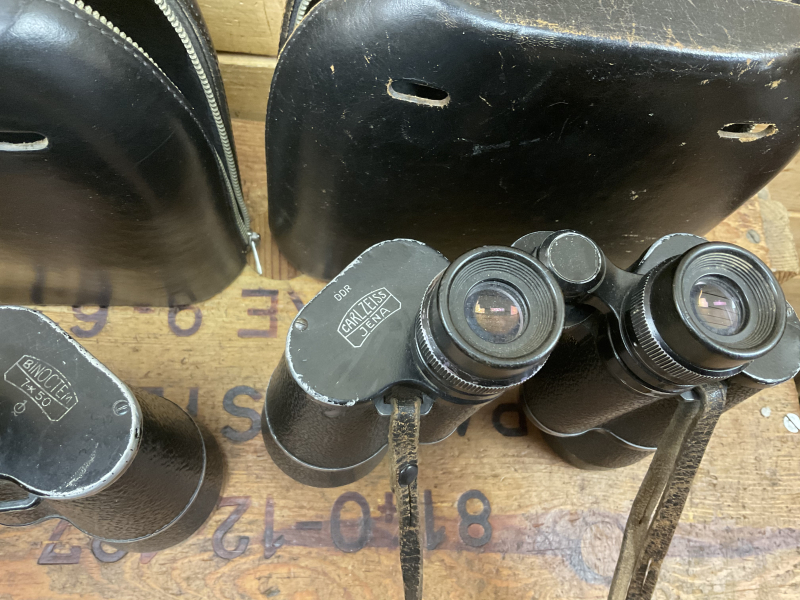 Carl Zeiss DDR Ferngläser 2 Stück BINOCTEM 7x50 Q1, JENOPTEM 7x50W – Bild 3
