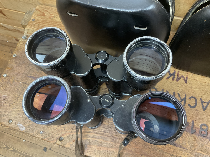 Carl Zeiss DDR Ferngläser 2 Stück BINOCTEM 7x50 Q1, JENOPTEM 7x50W – Bild 6