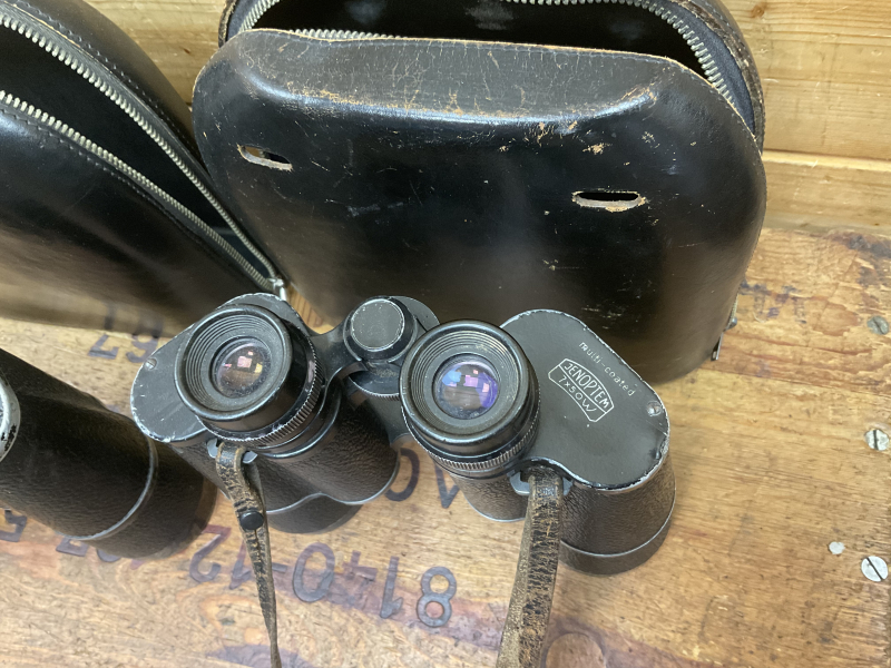 Carl Zeiss DDR Ferngläser 2 Stück BINOCTEM 7x50 Q1, JENOPTEM 7x50W – Bild 2