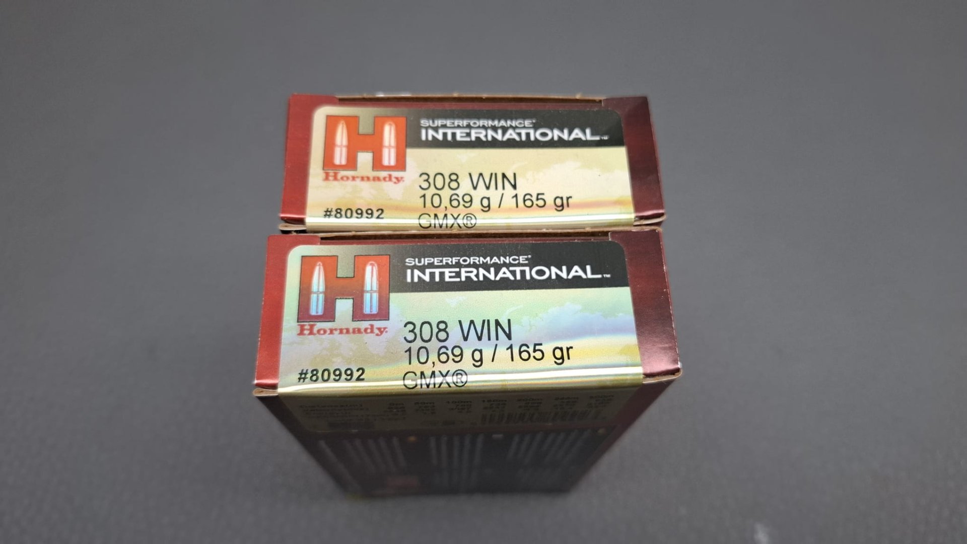 Hornady 308Win Superformance GMX 165 grs 10,7g 100 Schuss losgleich Versandkostenfrei bleifrei – Bild 1