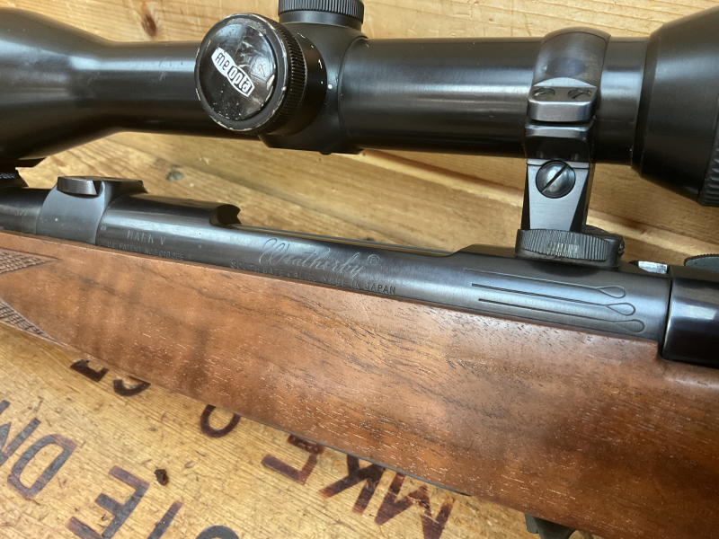 Großwildbüchse Repetierer Weatherby Mark V, Kal..375 H&H, Top Zustand! mit Meopta Leuchtpunkt! – Bild 2