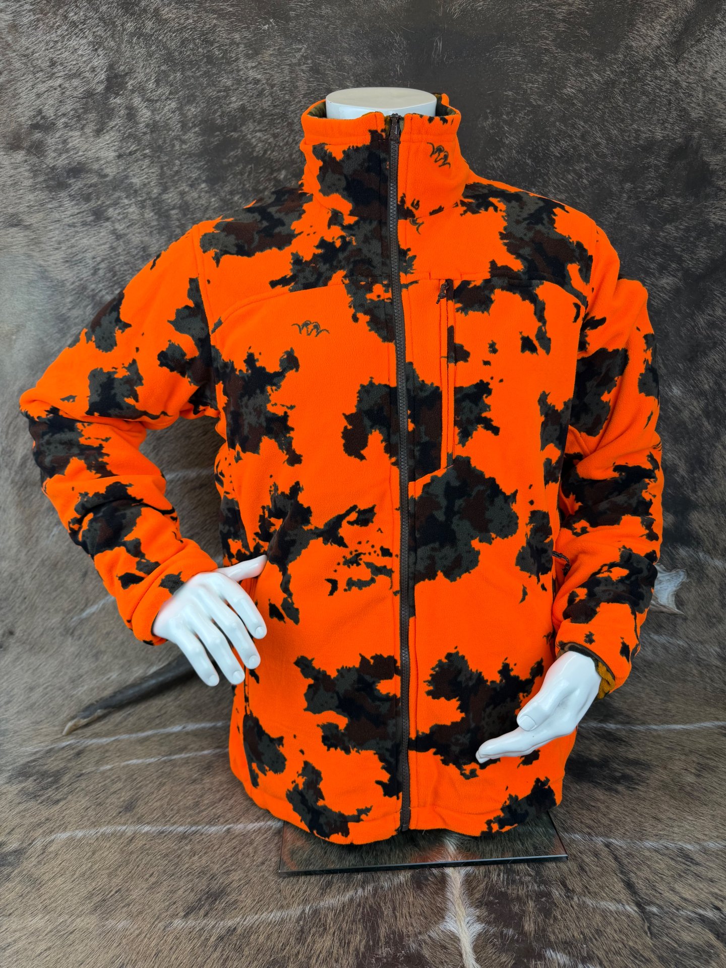 Größe L Blaser Rotation Jacke Wendejacke Orange Camo / Grün Camo NEU von WAFFEN FLÜHR ANSBACH – Bild 4