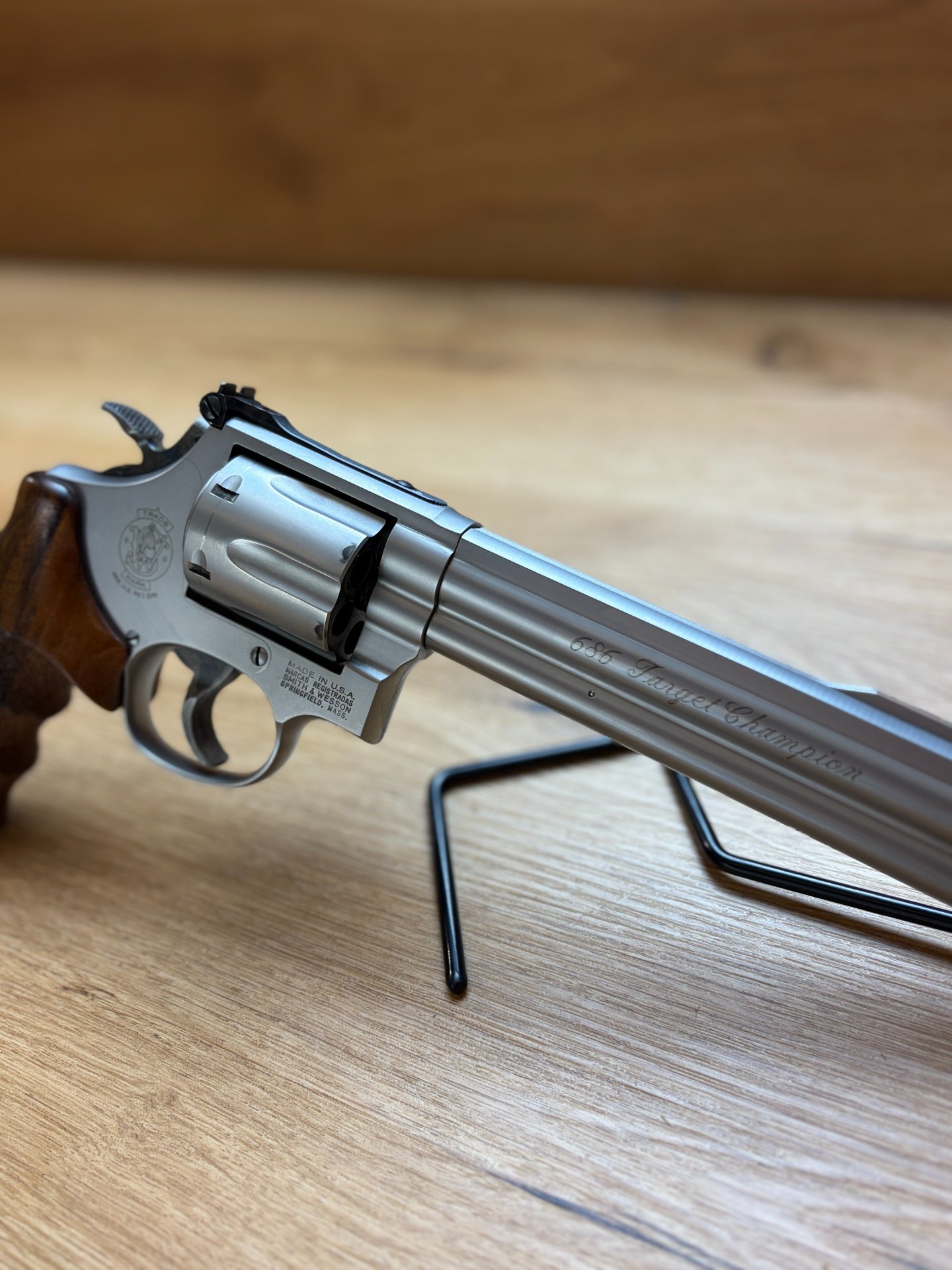 Revolver Smith&Wesson Mod. 686 Target Champion Kal. .357Magnum 6" ++ SEHR GUTER ZUSTAND ++ – Bild 4