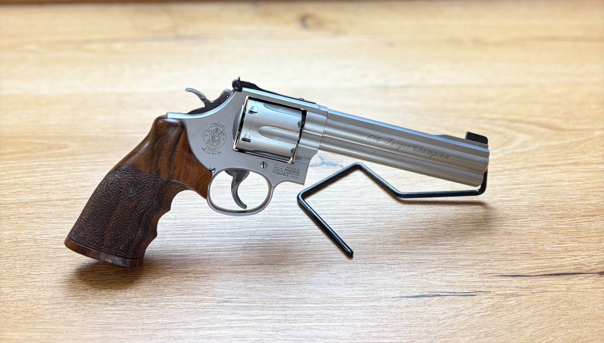Revolver Smith&Wesson Mod. 686 Target Champion Kal. .357Magnum 6" ++ SEHR GUTER ZUSTAND ++ – Bild 3
