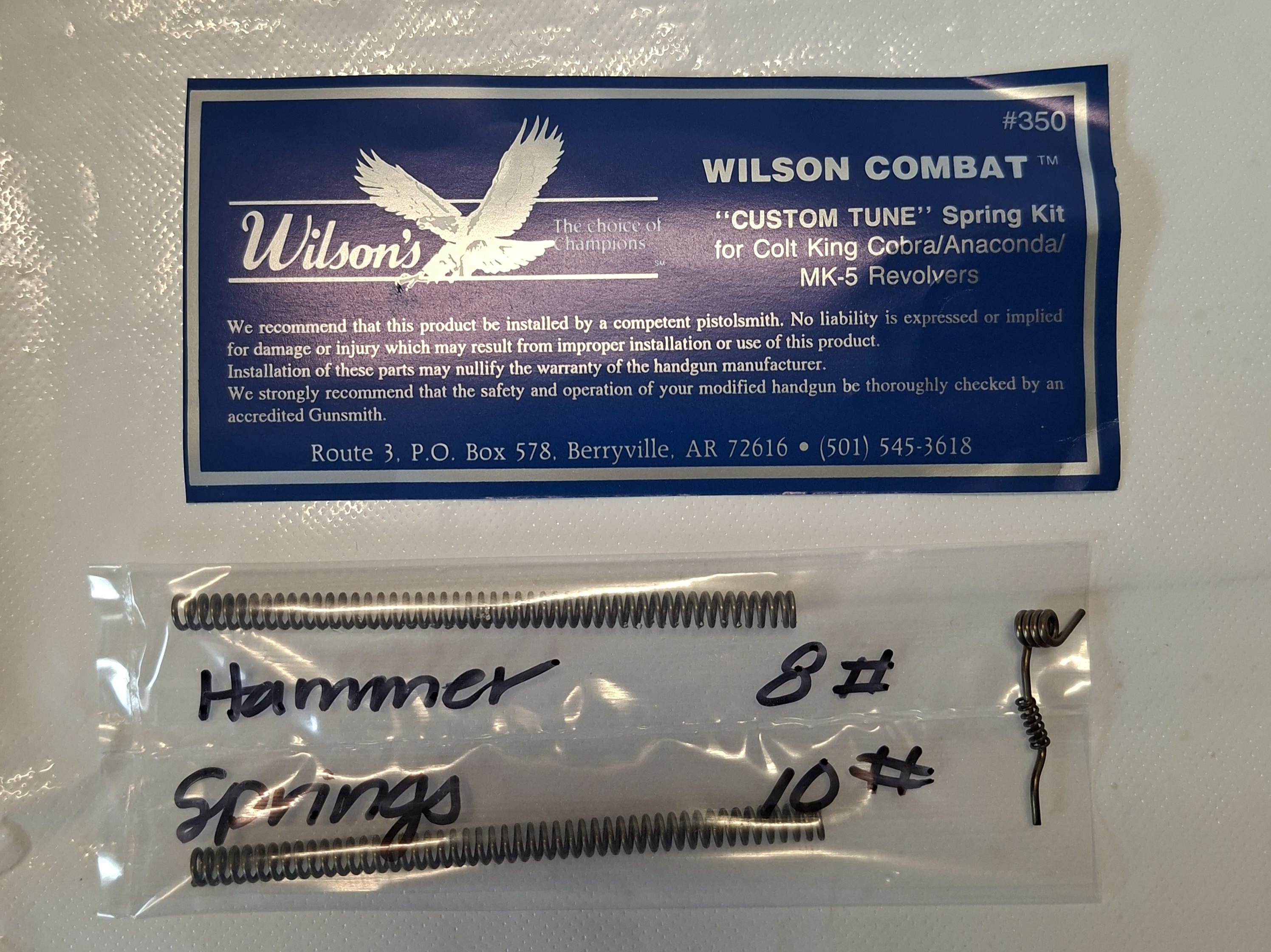 Wilson Federsatz Colt King Cobra,Anakonda – Bild 1