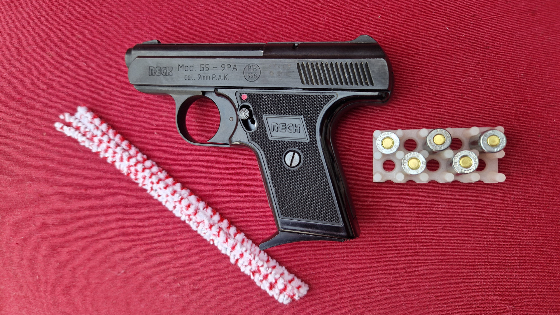 ===> RECK G5 -  9 PA <== cal 9 mm  ===> Bester Taschenflak zur Verteidigung im starken Kaliber – Bild 1
