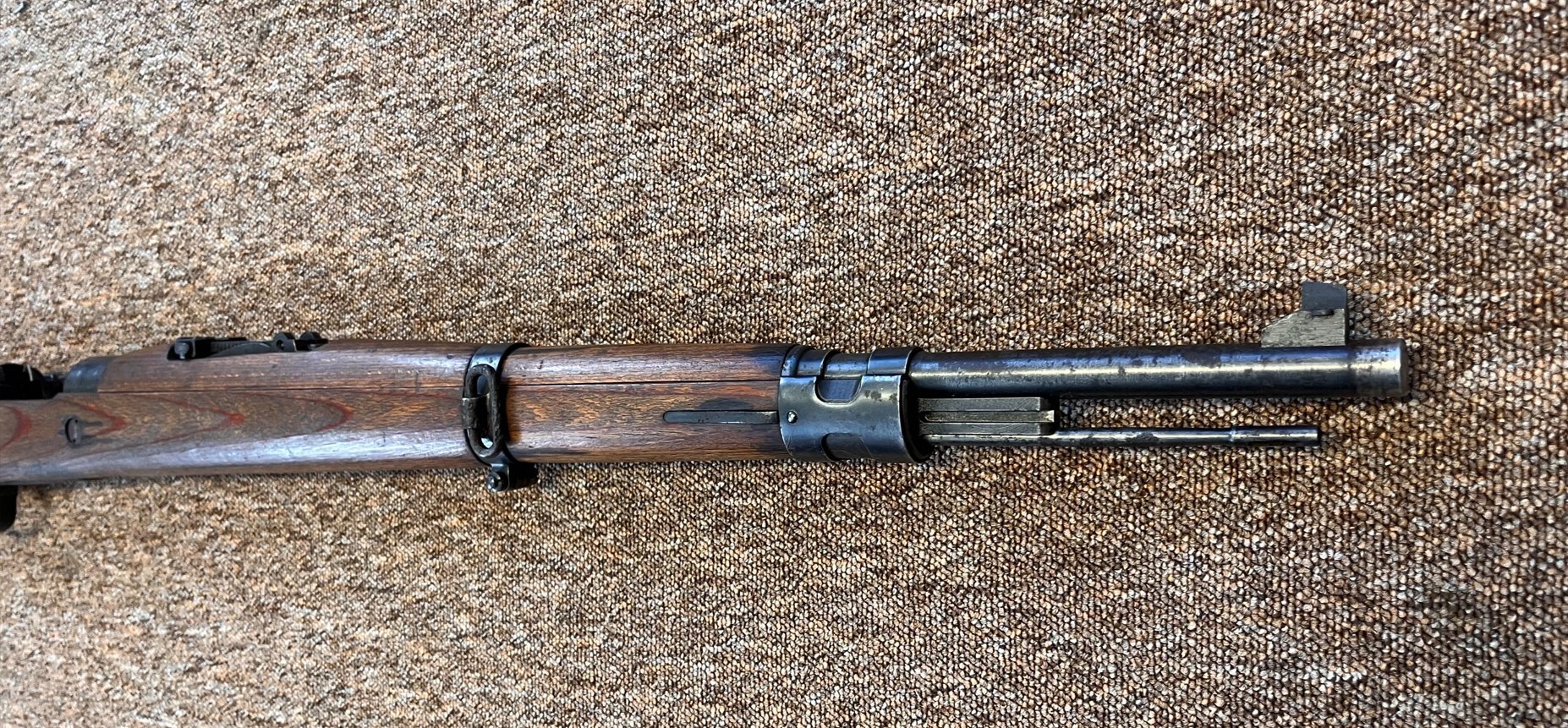gebrauchte Repetierbüchse G/24(t), Hersteller dou. 42, nummerngleich ohne Neubeschuß. Belegstück – Bild 3