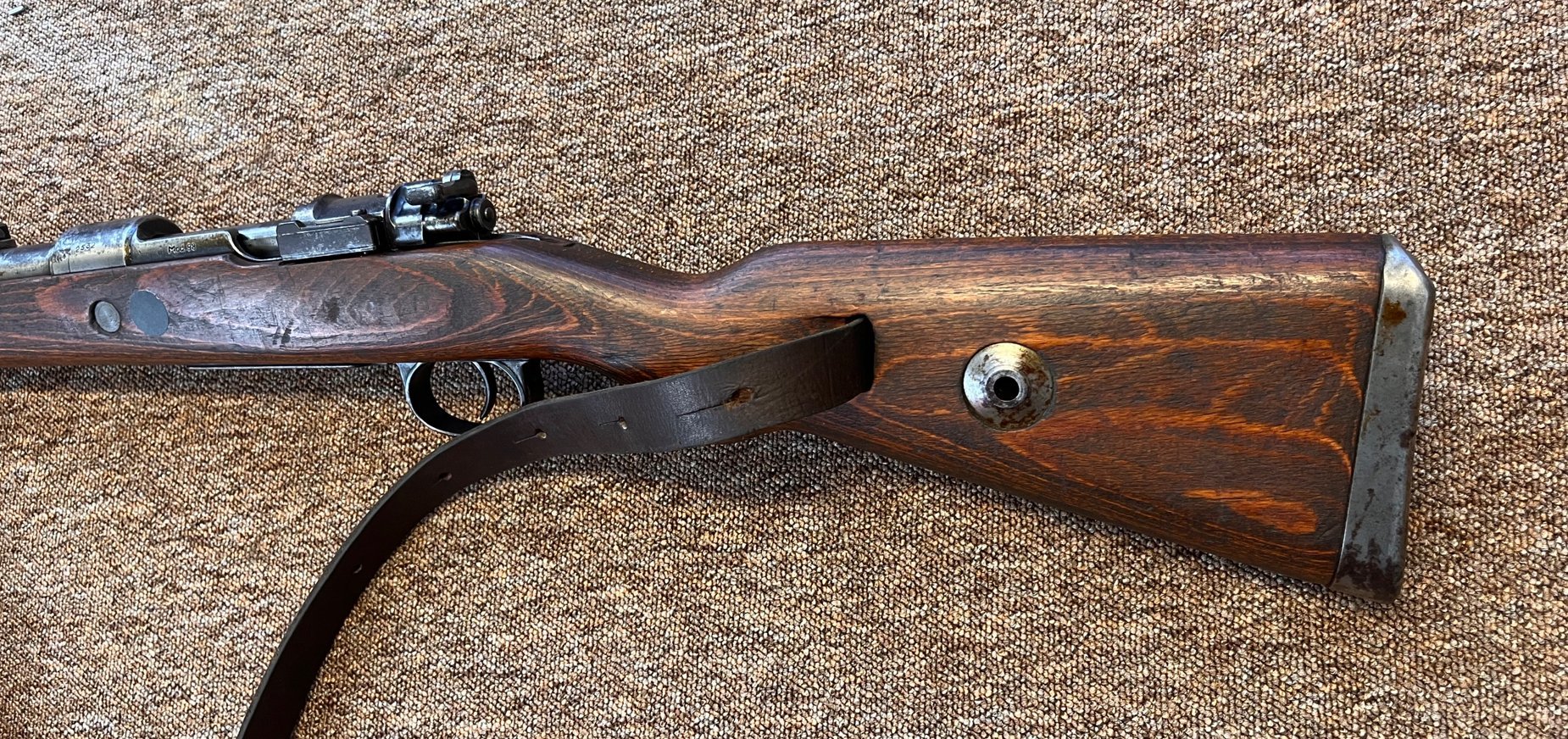 gebrauchte Repetierbüchse K98, Hersteller bnz, Baujahr 1943 – Bild 2