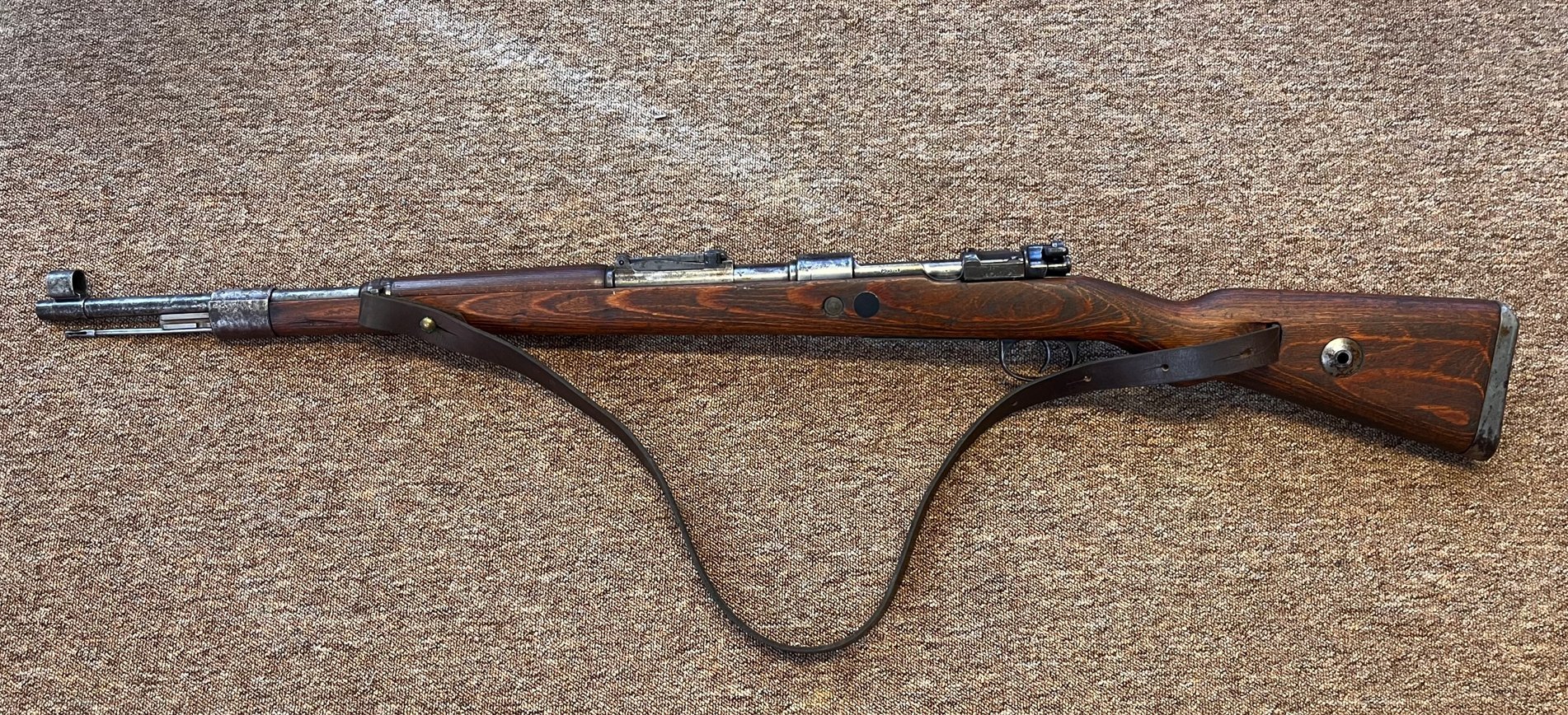 gebrauchte Repetierbüchse K98, Hersteller bnz, Baujahr 1943 – Bild 1