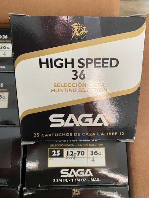 250 Schuss SAGA High Speed 36 – 12/70 Gr. 4 (3,2mm) – Bild 1