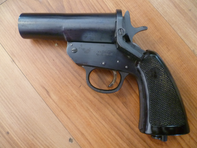 Signalpistole / Leuchtpistole Harrington & Richardson Mark VI Kal. 4 – Bild 1