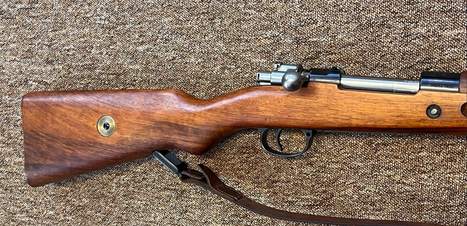 neuwertige Repetierbüchse Brasilien Mauser G 98, Modell 1935 im Kal. 7x57 – Bild 4