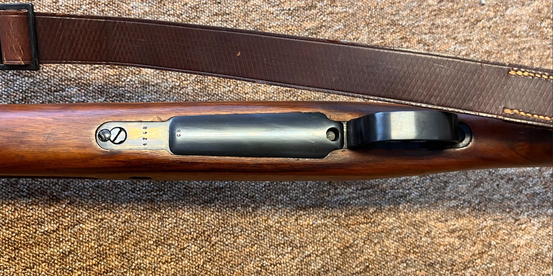 neuwertige Repetierbüchse Brasilien Mauser G 98, Modell 1935 im Kal. 7x57 – Bild 6