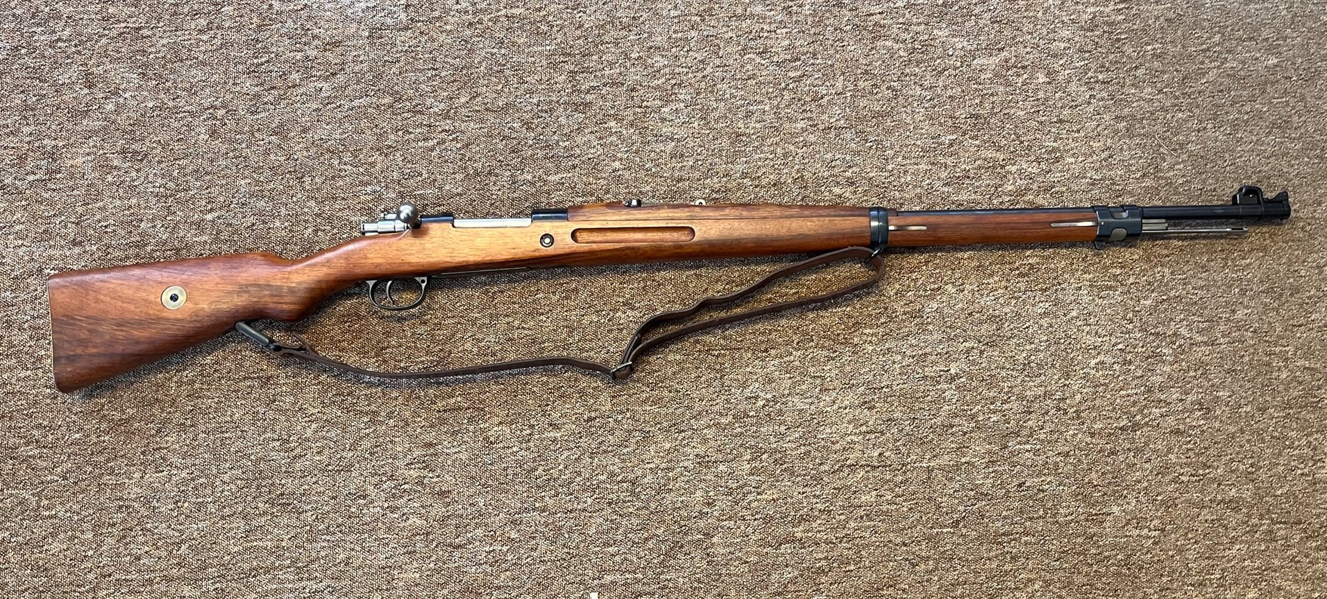 neuwertige Repetierbüchse Brasilien Mauser G 98, Modell 1935 im Kal. 7x57 – Bild 3