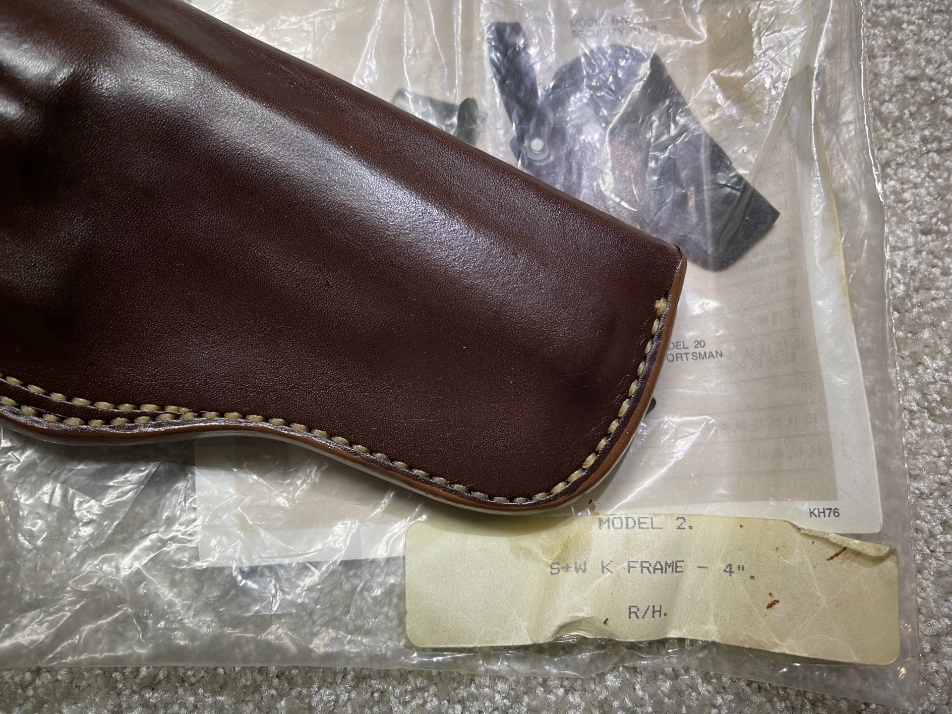 Ross Lederholster - K-Frame Revolver, 4 Zoll 4" - Colt, Smith & Wesson, S&W – Bild 2
