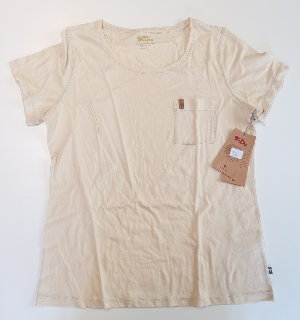 Fjäll Räven Övik T-Shirt, ecru (Damen) Gr. XL ---NEUWARE--- – Bild 1