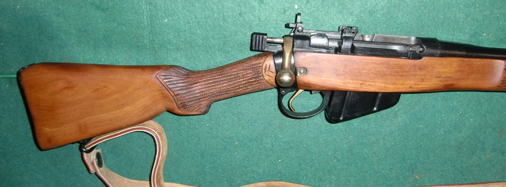 .303Br Enfield No4 MK1 US Property zivil umgeschäftet und "verschönert"zum Preis des Magazin – Bild 2