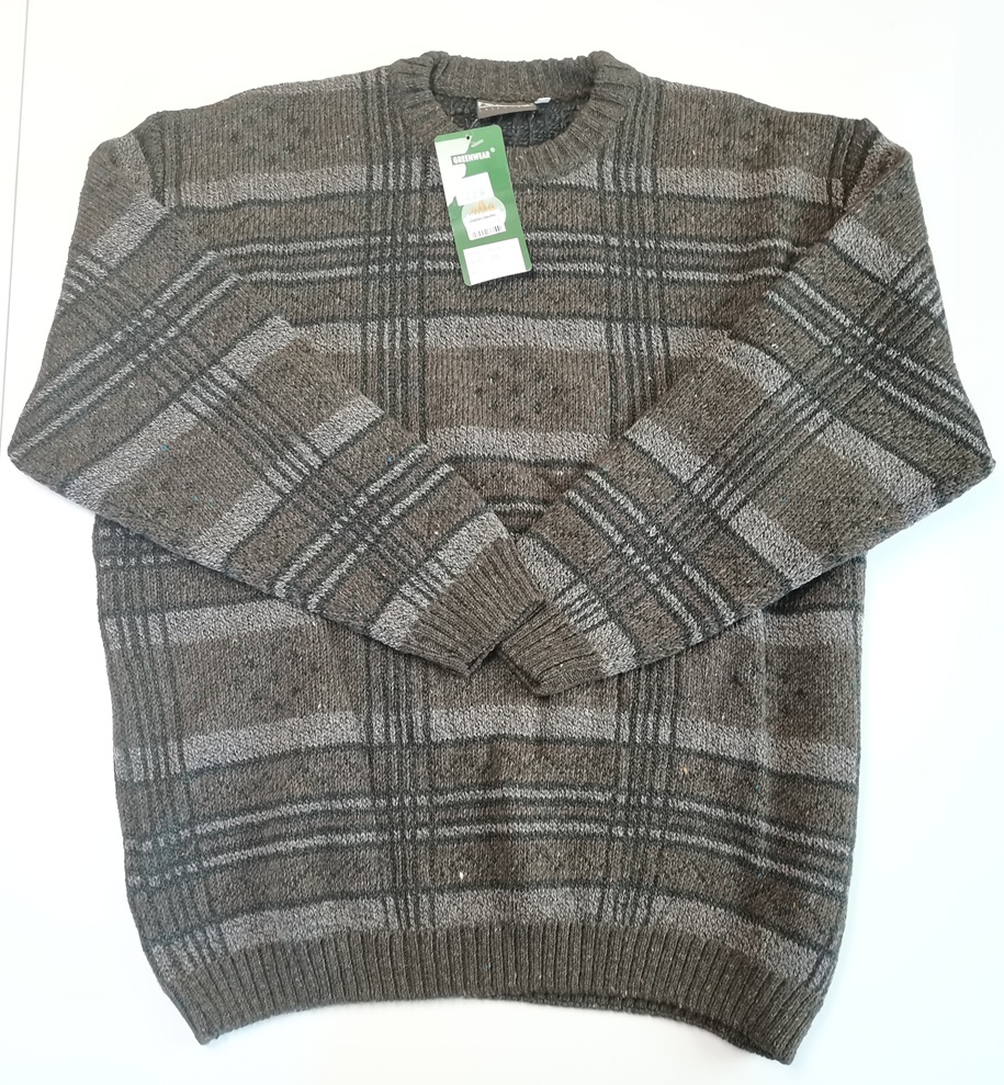 Greenwear Foresta Pullover 7120, grün kariert Gr. 58 ---NEUWARE--- – Bild 1