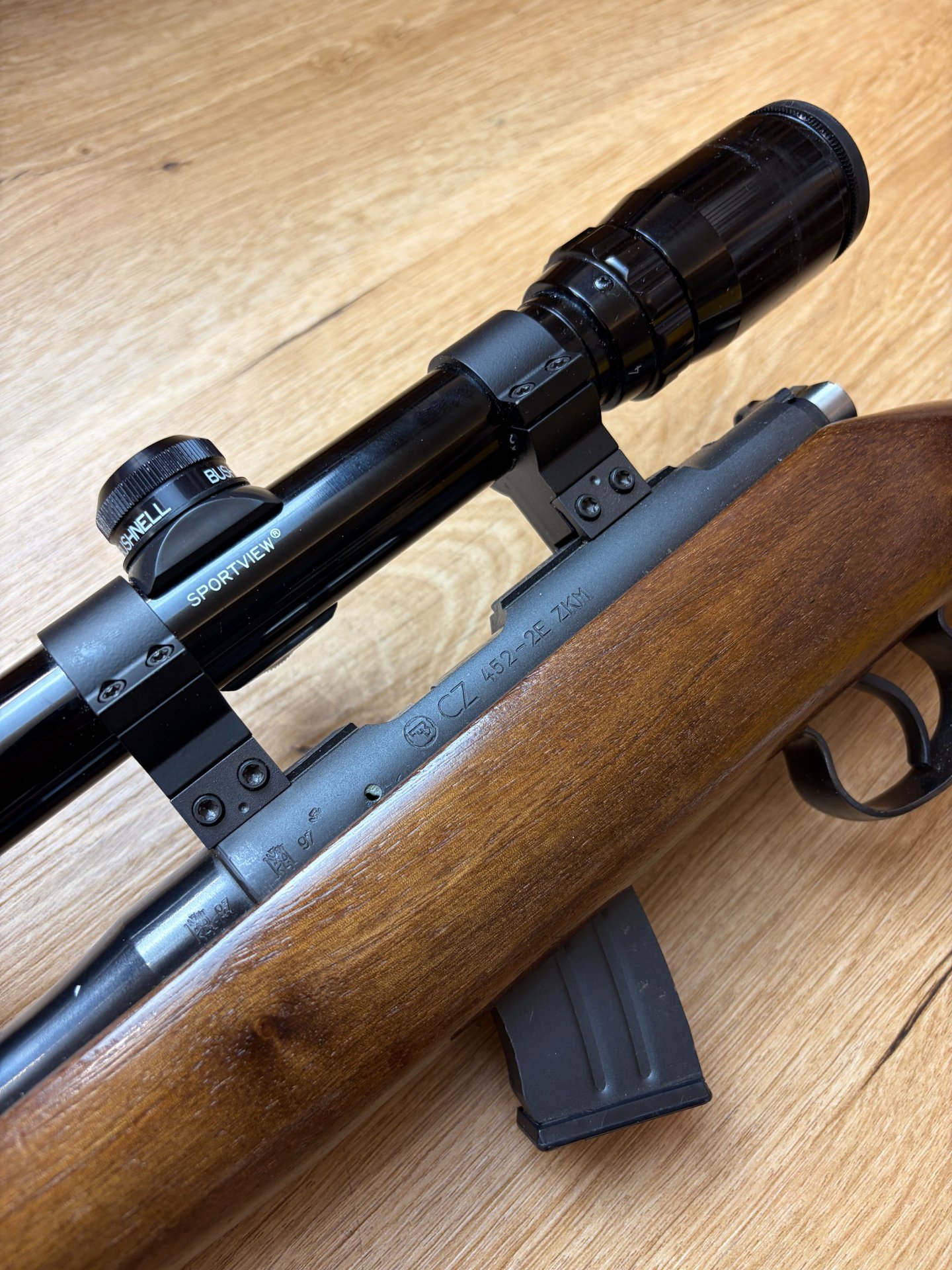 KK-Repetierbüchse CZ ZKM 452 inkl. Zielfernrohr Bushnell Sportview 4-12x ++ SEHR GUT ++ – Bild 4