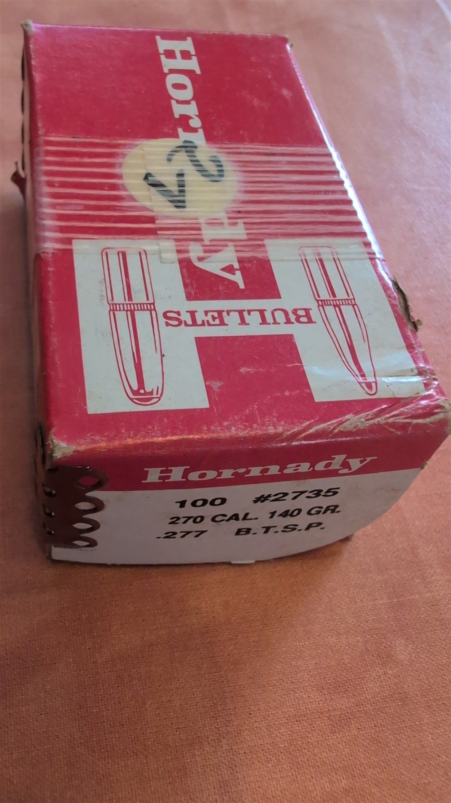 100 Hornady Geschosse .270 Win / 140 gr BTSP – Bild 1