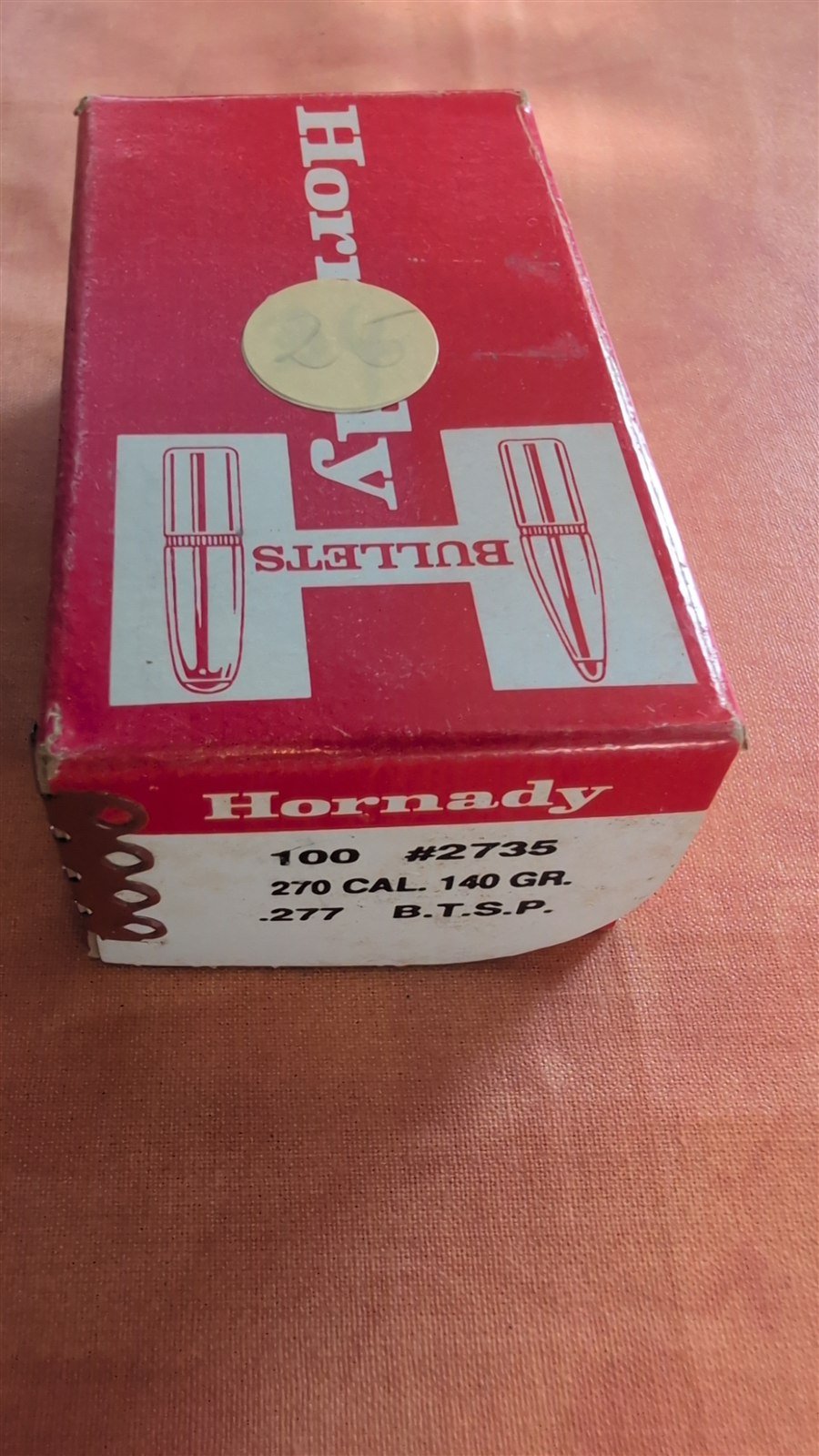 80 Hornady Geschosse .270 Win / 140 gr BTSP – Bild 1