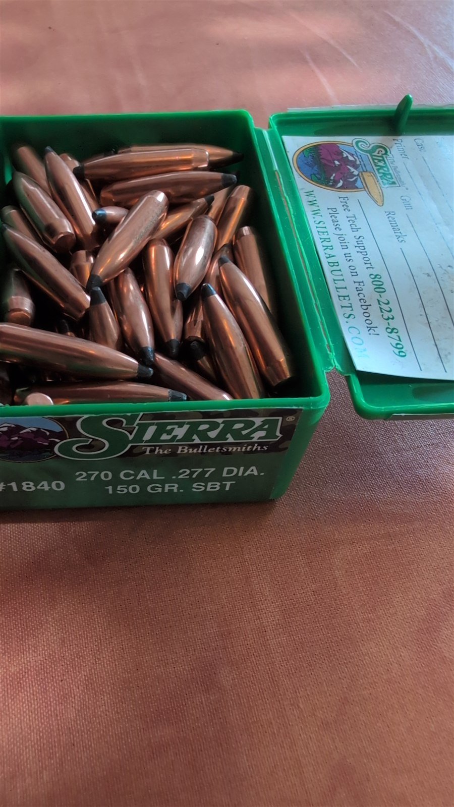 100 Sierra GameKing Geschosse .270 Win / 150 gr BT – Bild 1