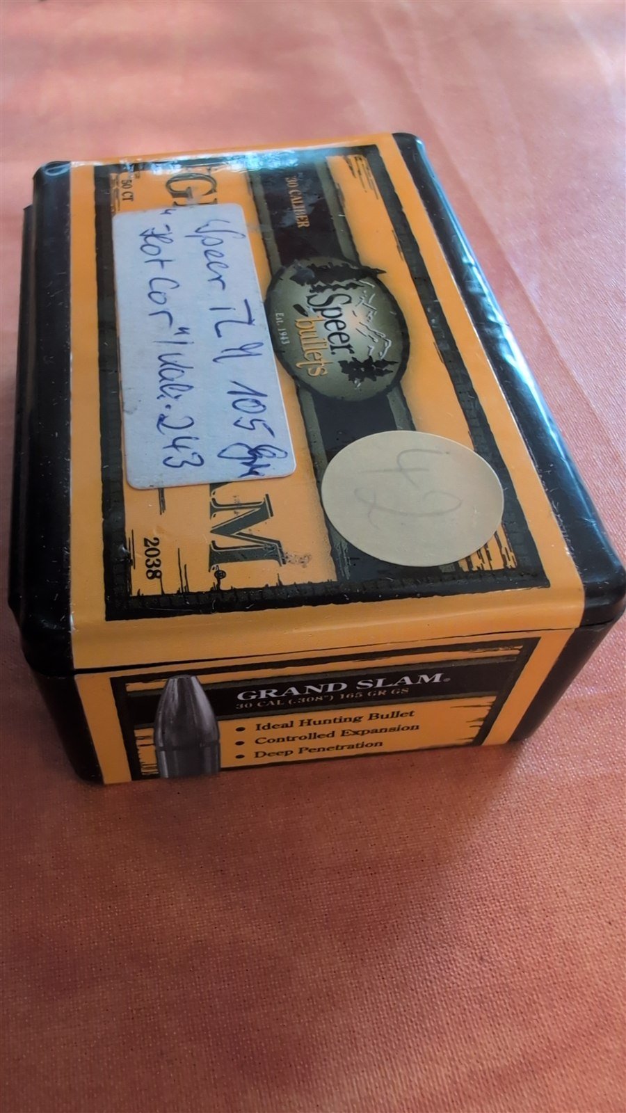 80 Speer TLM Rundkopf Hot-Cor .243 Win / 105 gr – Bild 1
