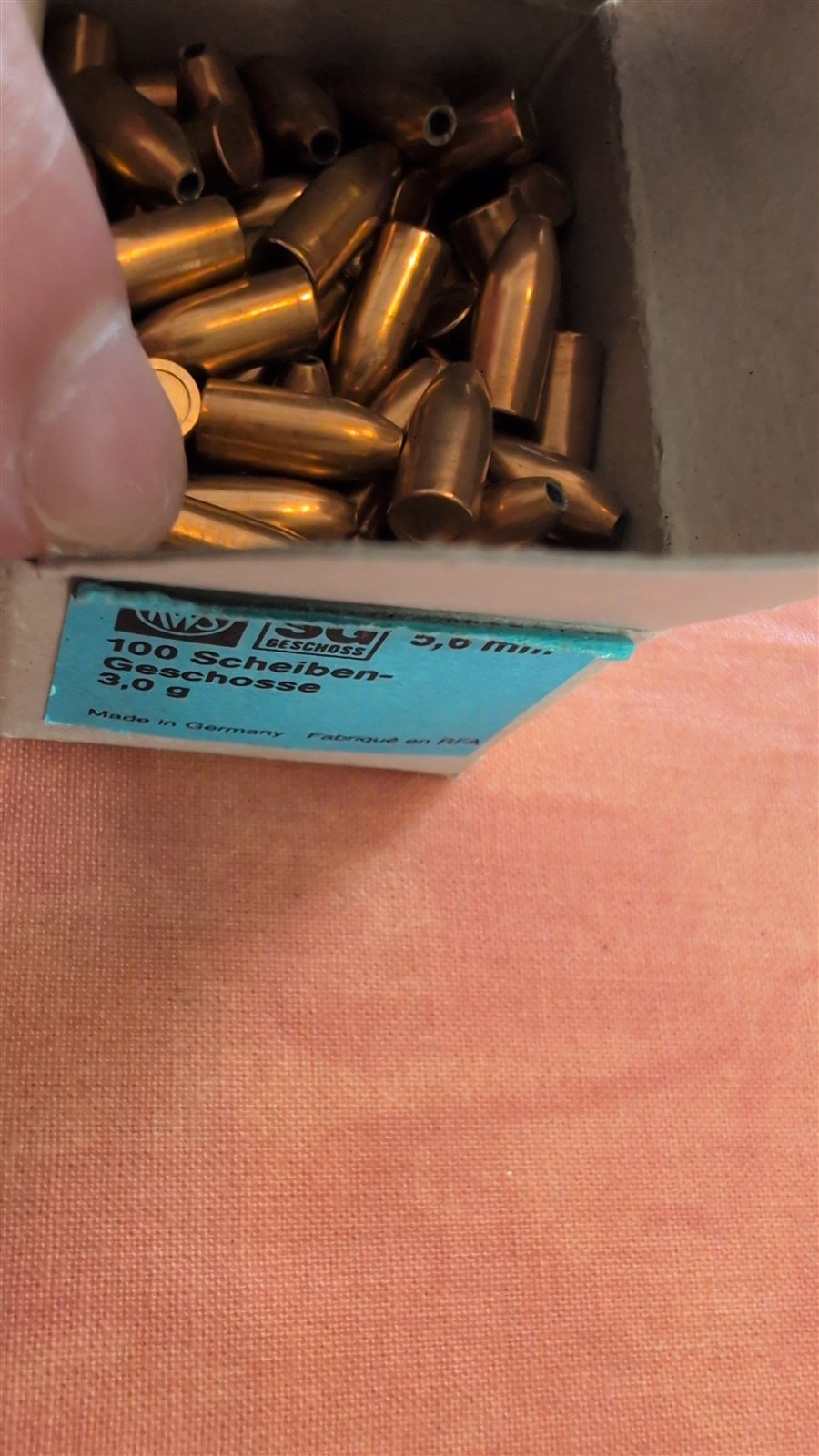 100 RWS SG HS Geschosse .224 / 45 gr – Bild 1
