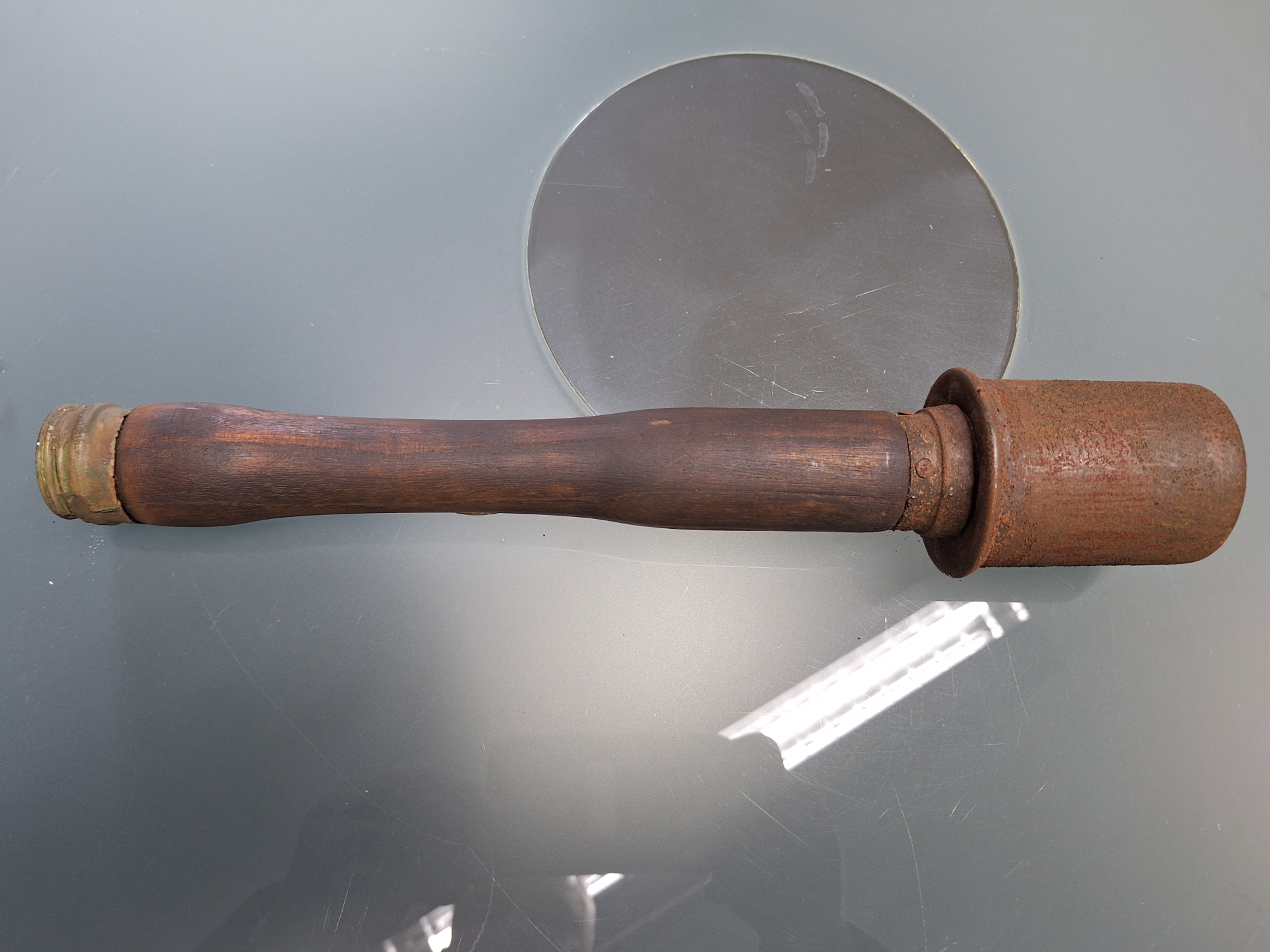 Original Stielhandgranate 24 Schnittmodell Scheunenfund – Bild 4