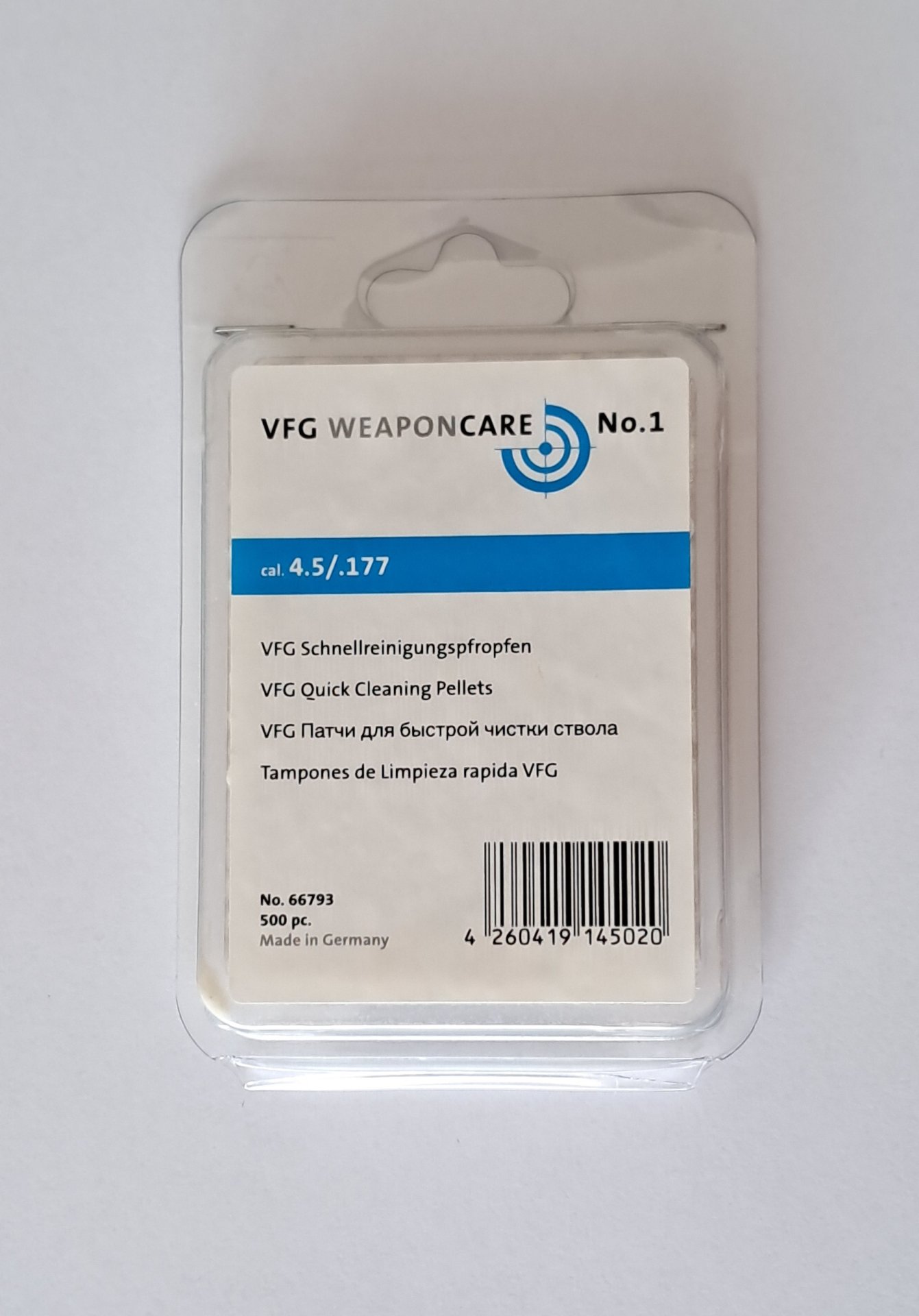 VFG Schnellreinigungspfropfen 500 Stück 4,5mm – Bild 1