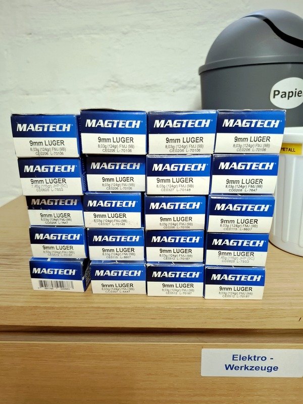 1.000 Mactech 9mm Luger Hülsen in Schachteln-6 – Bild 1