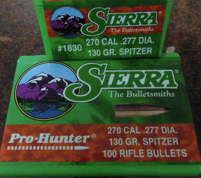 Geschosse Sierra .270 130gr Spitzer Pro-Hunter – Bild 1