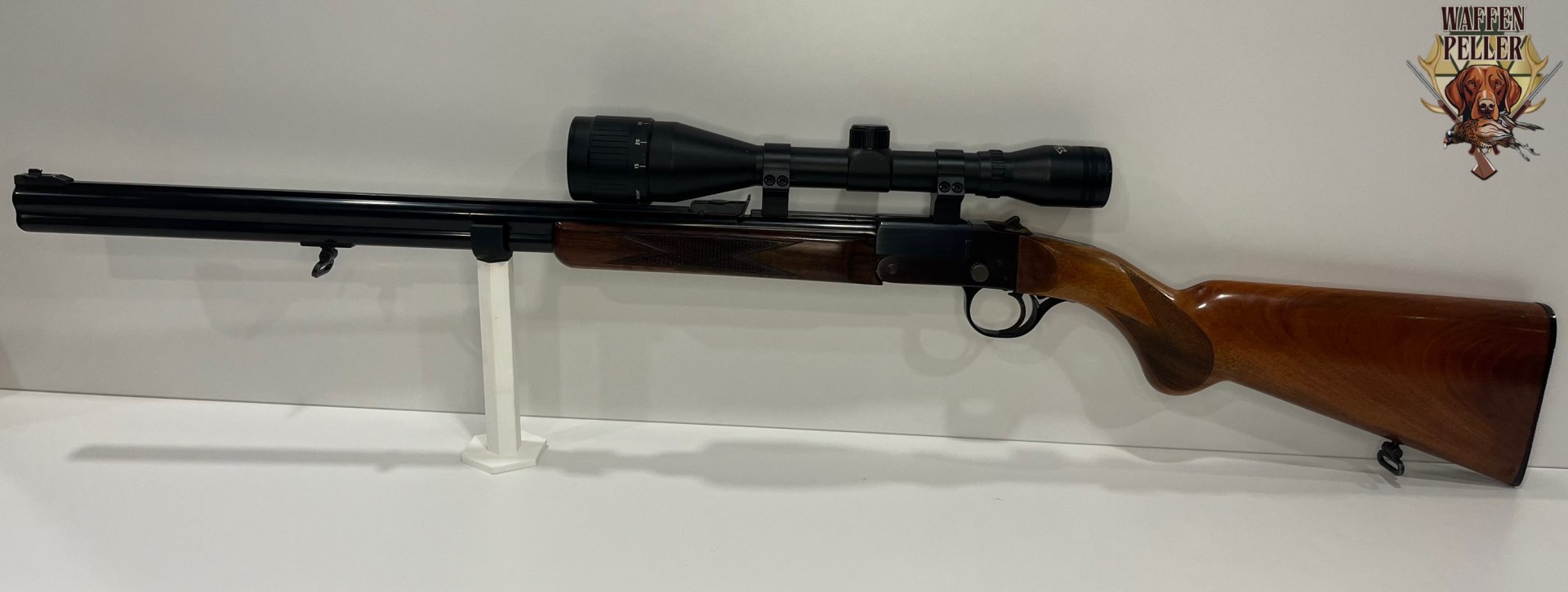 LUX Bockbüchsflinte .22lr / .410 (3" Magnum) – Stempel Oskar Frühauf West-Berlin + Walther 6x42 – Bild 1