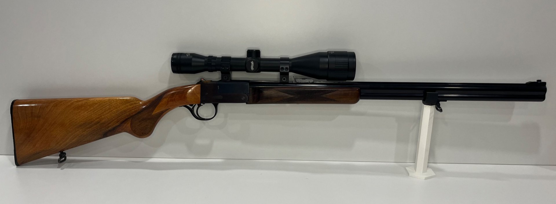 LUX Bockbüchsflinte .22lr / .410 (3" Magnum) – Stempel Oskar Frühauf West-Berlin + Walther 6x42 – Bild 2