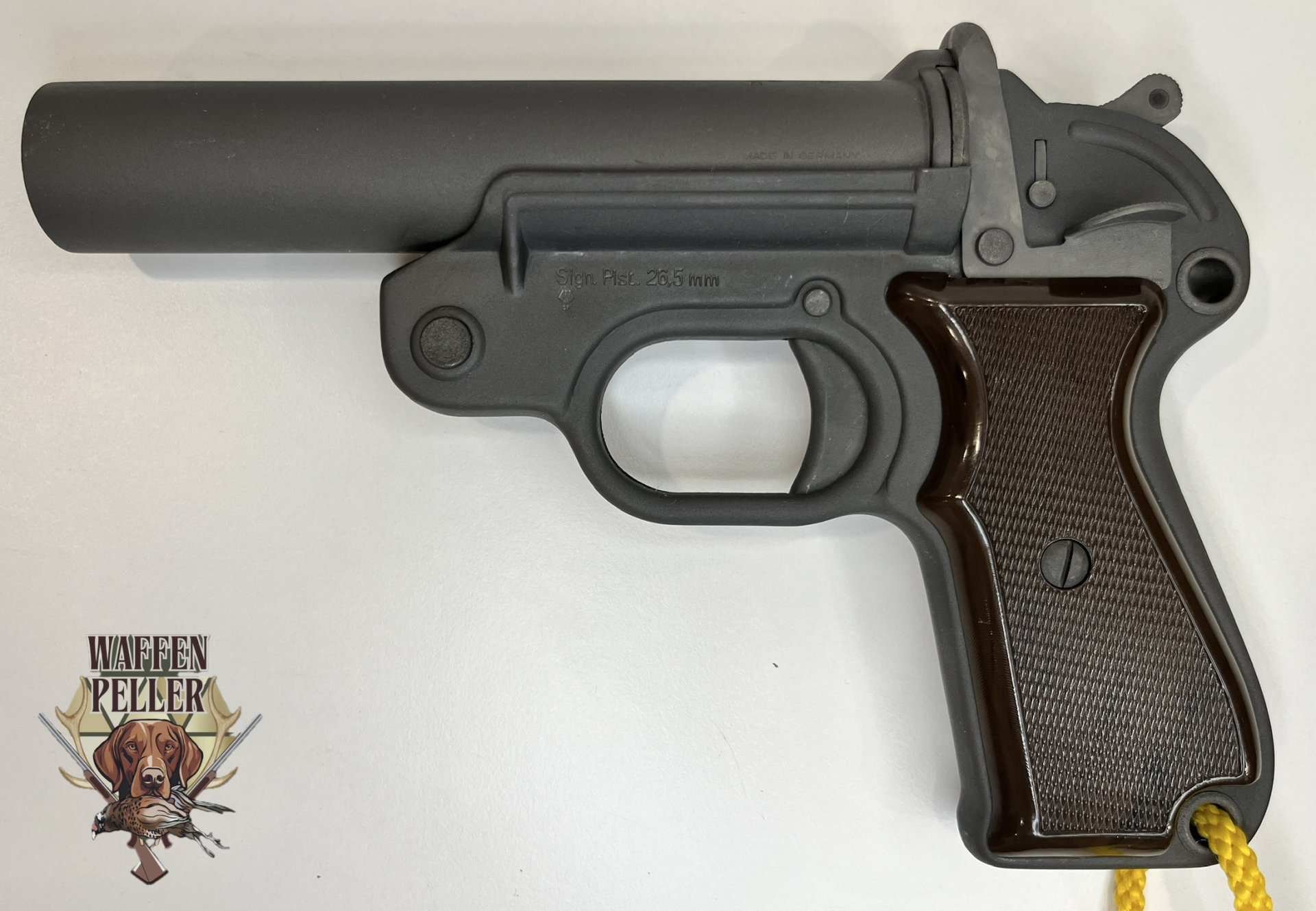 Signalpistole Dianawerk Sig P2 Kal. 4 (26,5mm) – Bj. 11/79 | Ziviler Beschuss & Spiegelblanker Lauf – Bild 1