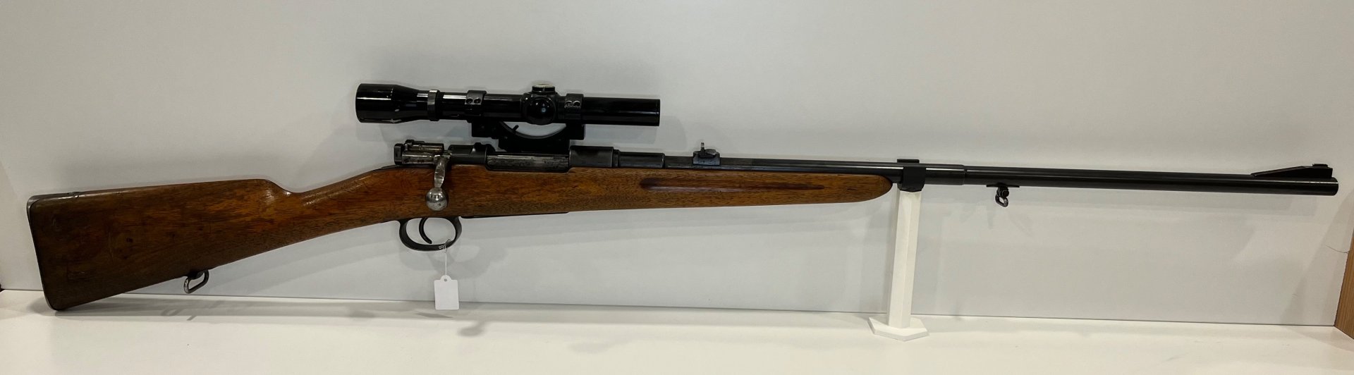 Carl Gustaf M96 (Bj. 1910) Jagdbüchse – Rare 8x54 Krag-Jørgensen – Zielfernrohr Bushnell Banner – Bild 2