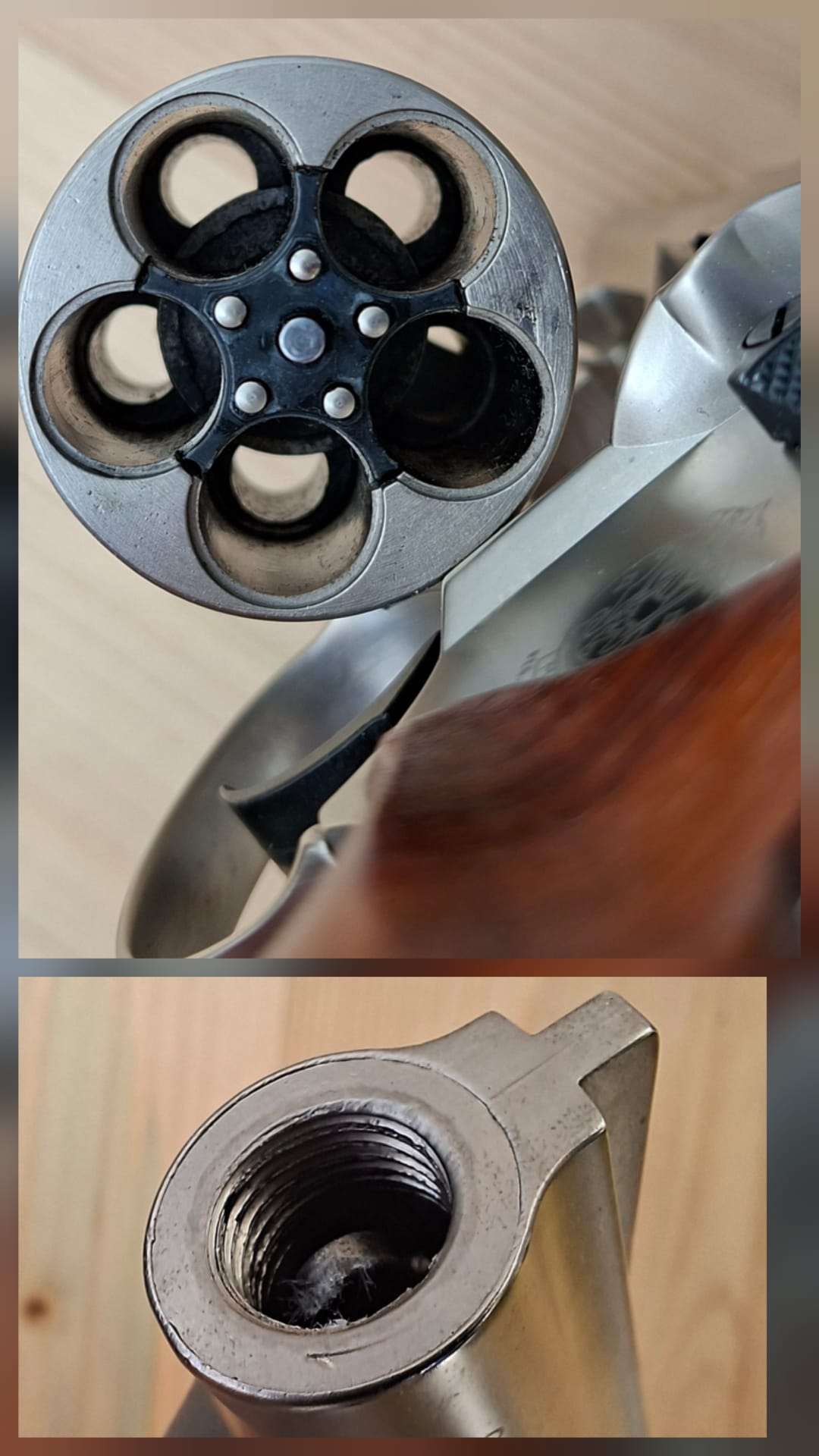 Schreckschussrevolver cal. 45 short Smith &Wess Combat Magnumon by Unmarex – Bild 4