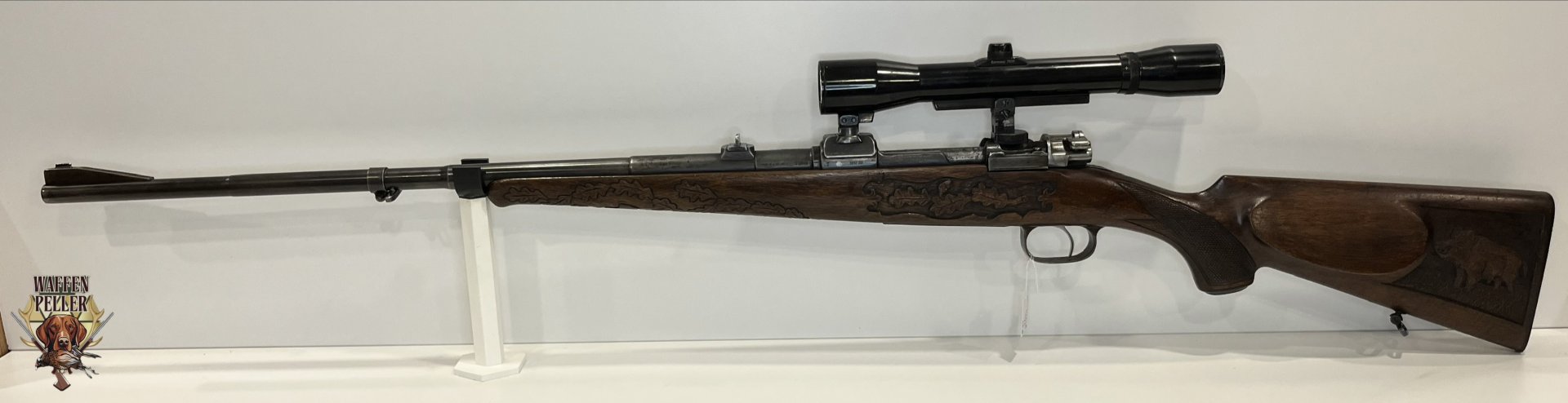 Repetierbüchse Mauser 98 – Kal. 8x57 JS – Frischer CIP-Beschuss (08/26) – Zielfernrohr 4x36 Abs. 1 – Bild 1