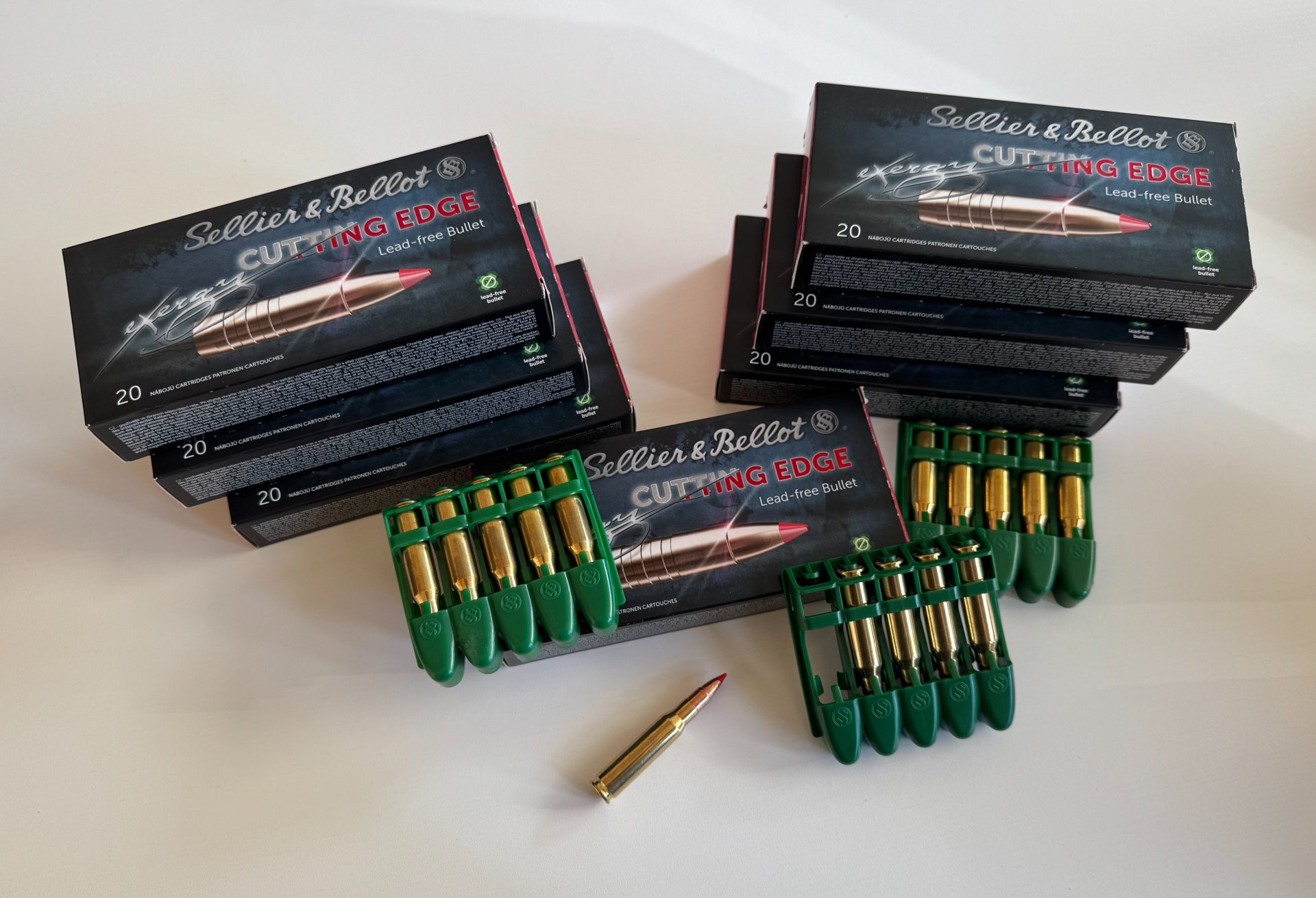 Sellier & Bellot .308 Win. eXergy EDGE 10,7g/165grs. 135 Schuss S&B – Bleifrei – Bild 1
